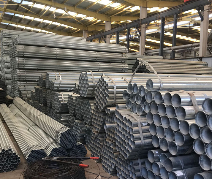 揭阳q235b热镀锌带钢管